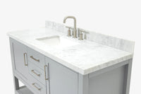 Ariel bayhill 54-55 in. rectangle sink vanity with (0.75,1.5)  countertop