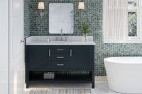 Ariel bayhill 54-55 in. rectangle sink vanity with (0.75,1.5)  countertop