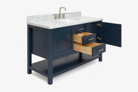 Ariel bayhill 54-55 in. rectangle sink vanity with (0.75,1.5)  countertop