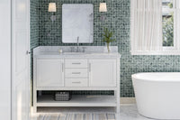Ariel bayhill 54-55 in. rectangle sink vanity with (0.75,1.5)  countertop
