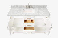 Ariel bayhill 54-55 in. rectangle sink vanity with (0.75,1.5)  countertop