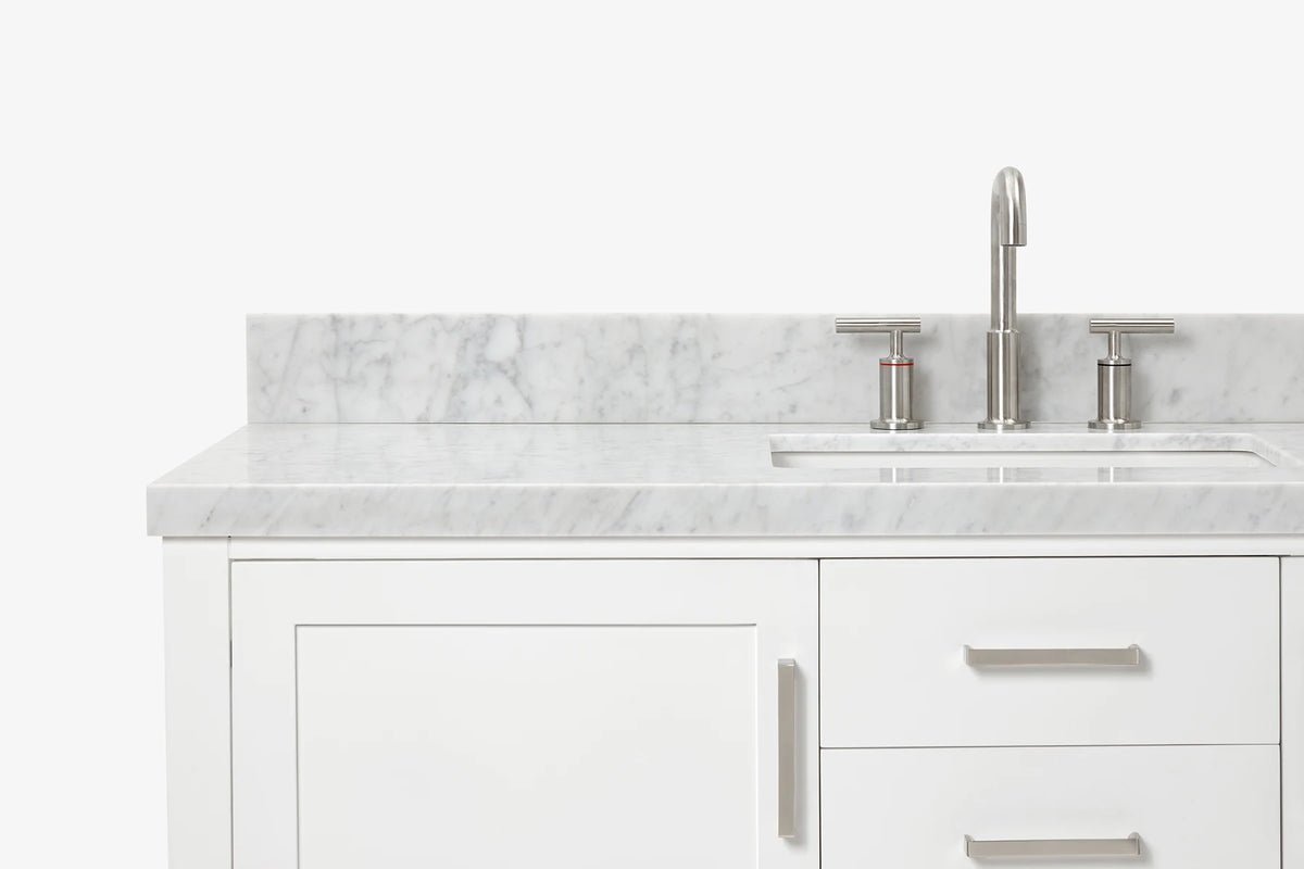 Ariel bayhill 54-55 in. rectangle sink vanity with (0.75,1.5)  countertop