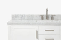 Ariel bayhill 54-55 in. rectangle sink vanity with (0.75,1.5)  countertop