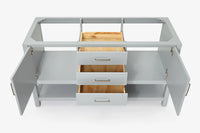 Ariel bayhill 60 in. double sink base cabinet