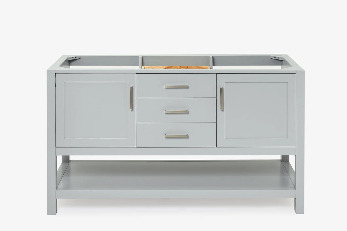 Ariel bayhill 60 in. double sink base cabinet