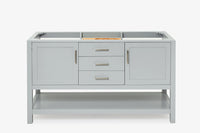 Ariel bayhill 60 in. double sink base cabinet