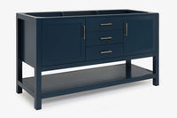 Ariel bayhill 60 in. double sink base cabinet