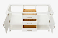 Ariel bayhill 60 in. double sink base cabinet