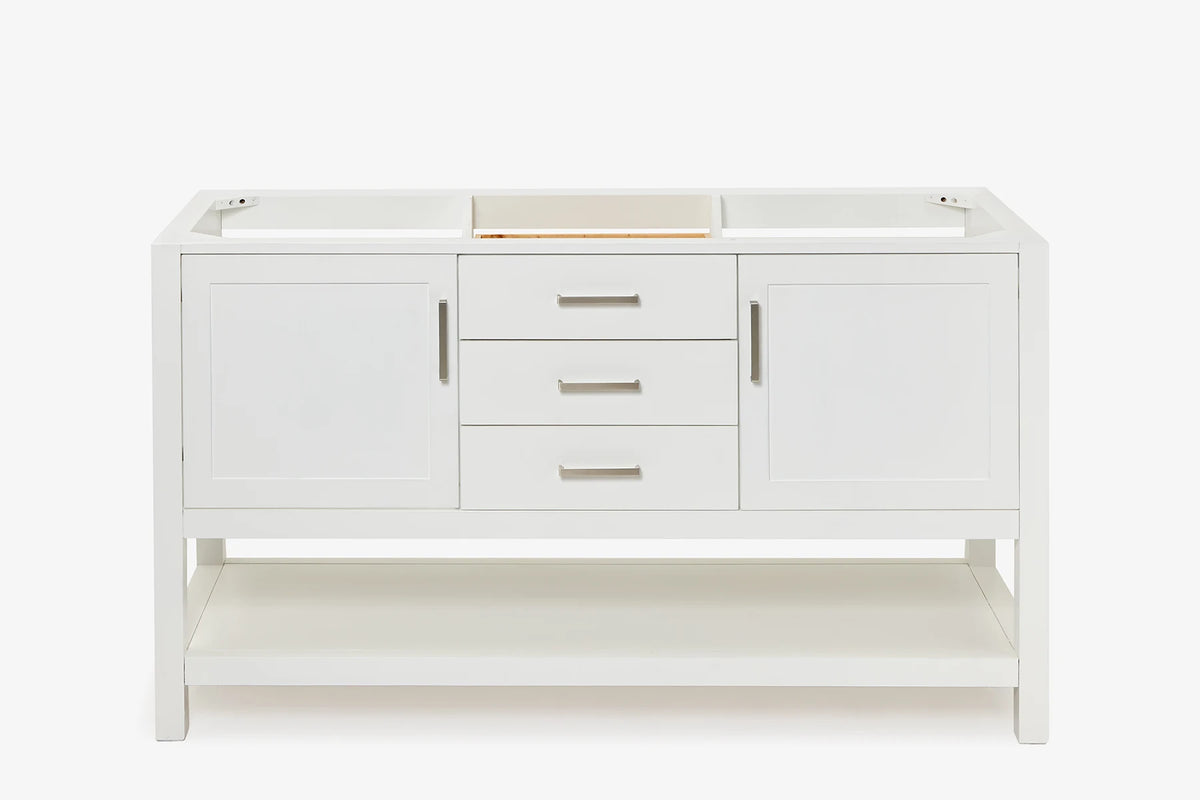 Ariel bayhill 60 in. double sink base cabinet