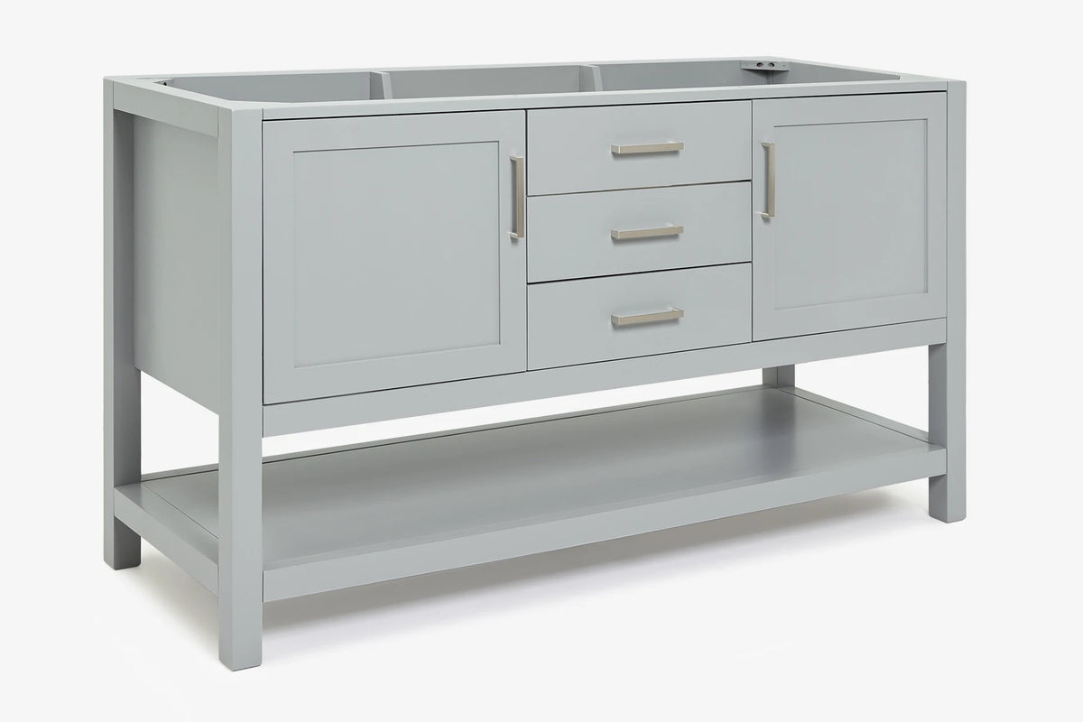 Ariel bayhill 60 in. single sink base cabinet