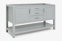 Ariel bayhill 60 in. single sink base cabinet