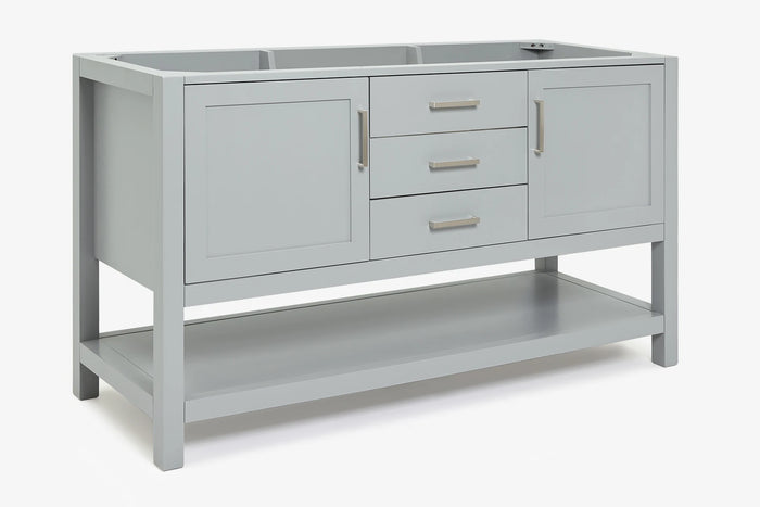 Ariel bayhill 60 in. single sink base cabinet