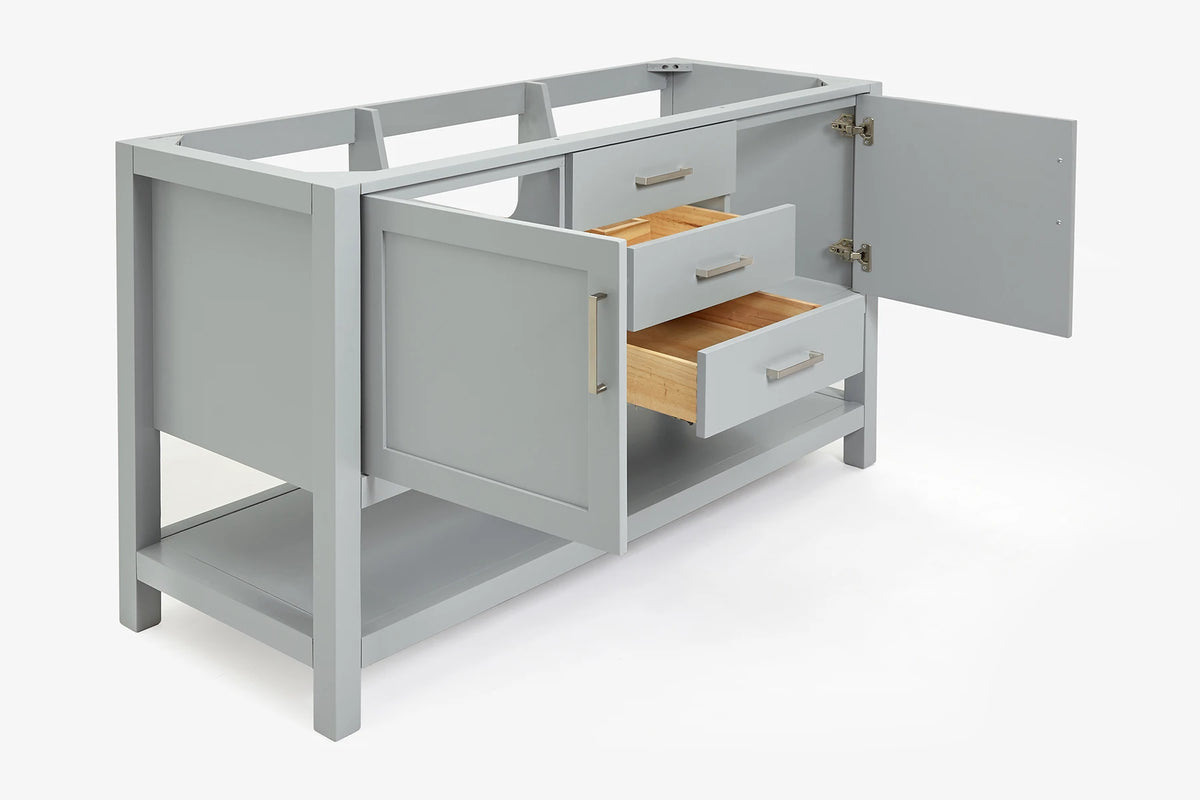 Ariel bayhill 60 in. single sink base cabinet