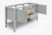 Ariel bayhill 60 in. single sink base cabinet