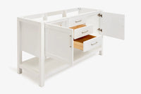 Ariel bayhill 60 in. single sink base cabinet