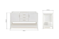 Ariel bayhill 60 in. single sink base cabinet