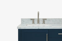 Ariel bayhill 60-61 in. double rectangle sink vanity with 0.75,1.5 countertop