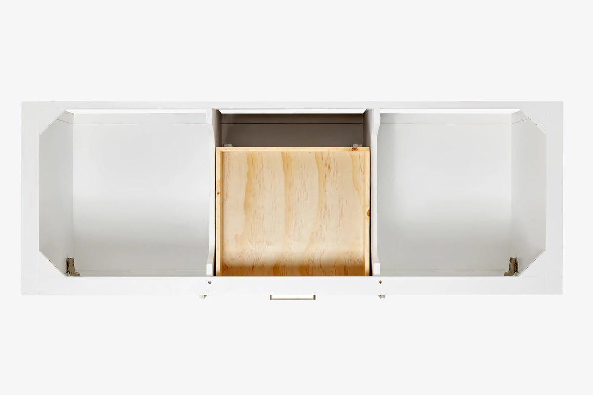 Ariel bayhill 60-61 in. double rectangle sink vanity with 0.75,1.5 countertop