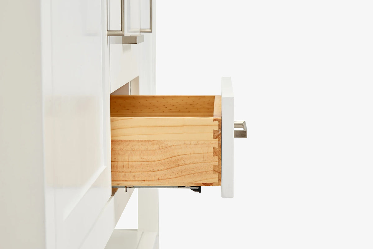 Ariel bayhill 60-61 in. double rectangle sink vanity with 0.75,1.5 countertop
