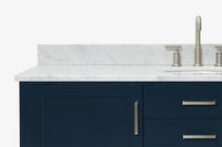 Ariel bayhill 60-61 in. oval sink vanity with (0.75,1.5)  countertop