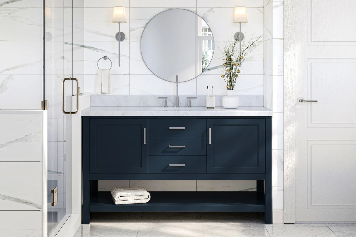 Ariel bayhill 60 in. single sink base cabinet