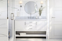 Ariel bayhill 60 in. single sink base cabinet