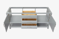 Ariel bayhill 72 in. double sink base cabinet
