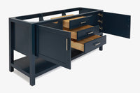 Ariel bayhill 72 in. double sink base cabinet