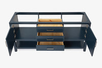 Ariel bayhill 72 in. double sink base cabinet