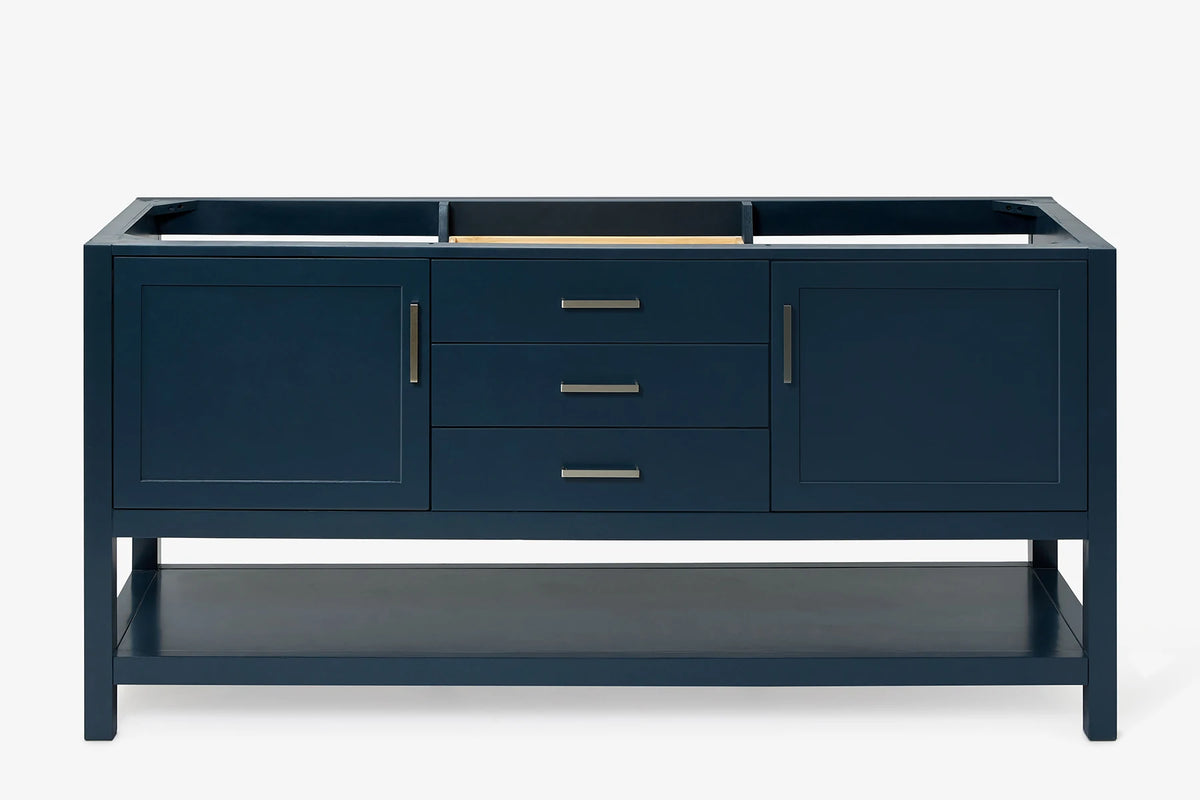 Ariel bayhill 72 in. double sink base cabinet