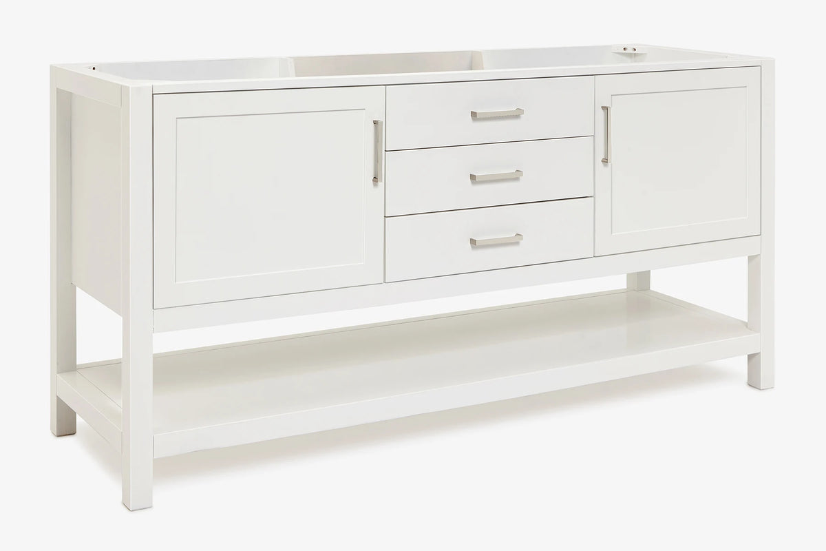 Ariel bayhill 72 in. double sink base cabinet