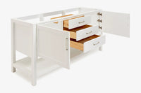 Ariel bayhill 72 in. double sink base cabinet