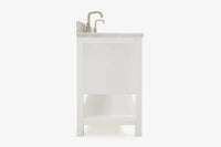 Ariel bayhill 72-73 in. double rectangle sink vanity with  (0.75,1.5) countertop