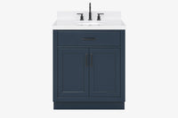 Ariel hepburn 30-31 in. oval sink vanity with 0.75 - 1.5 in. with countertop