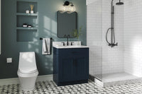 Ariel hepburn 30-31 in. oval sink vanity with 0.75 - 1.5 in. with countertop