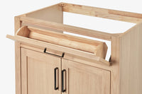 Ariel hepburn 30-31 in. oval sink vanity with 0.75 - 1.5 in. with countertop