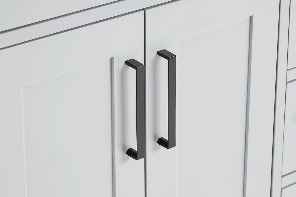Ariel hepburn 36-37 in. left offset rectangle sink vanity with 0.75-1.5in. with countertop