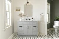 Ariel hepburn 42-43 in. rectangle sink bathroom vanity with countertop 0.75-1.5 edge