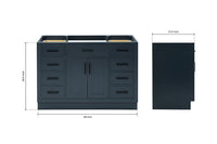Ariel hepburn 48 inch single sink base cabinet