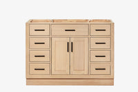 Ariel hepburn 48 inch single sink base cabinet