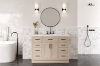 Ariel hepburn 48 inch single sink base cabinet