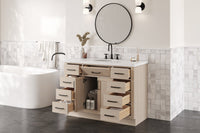 Ariel hepburn 48 inch single sink base cabinet