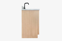 Ariel hepburn 48-49 in. rectangle sink bathroom vanity with  countertop 0.75-1.5 edge