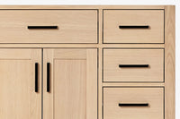 Ariel hepburn 48-49 in. rectangle sink bathroom vanity with  countertop 0.75-1.5 edge