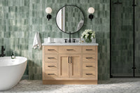 Ariel hepburn 48-49 in. rectangle sink bathroom vanity with  countertop 0.75-1.5 edge
