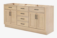Ariel hepburn  71-72 in. double sink base cabinet