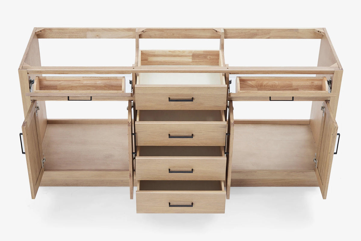 Ariel hepburn  71-72 in. double sink base cabinet