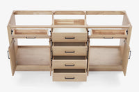 Ariel hepburn  71-72 in. double sink base cabinet