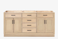 Ariel hepburn  71-72 in. double sink base cabinet