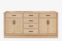 Ariel hepburn  71-72 in. double sink base cabinet